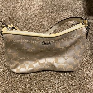 Coach mini purse perfect for weddings
